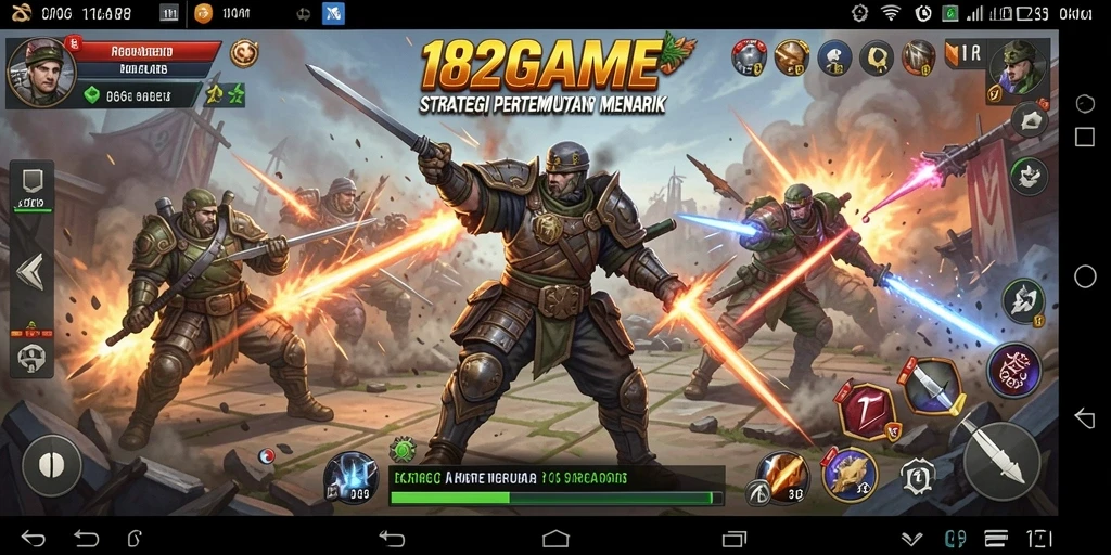 Gameplay intens dan seru dari 182GAME.
