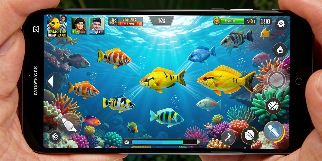 Gameplay menarik dari game Tembak Ikan 3446 dengan grafis yang memukau.