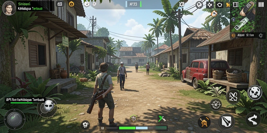Menampilkan gameplay menarik dalam simulasi kehidupan nyata.
