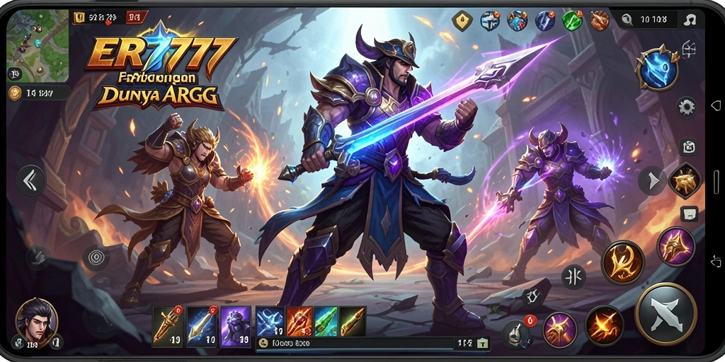 Screenshot gameplay ER777 yang menampilkan pertarungan menegangkan.