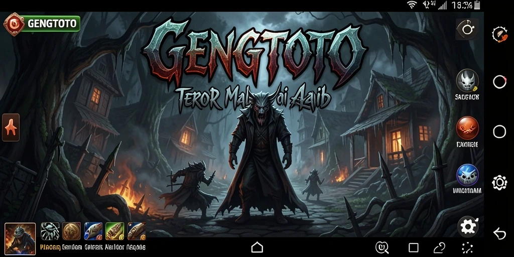 Tangkapan layar menampilkan gameplay mendebarkan di dunia penuh kengerian.