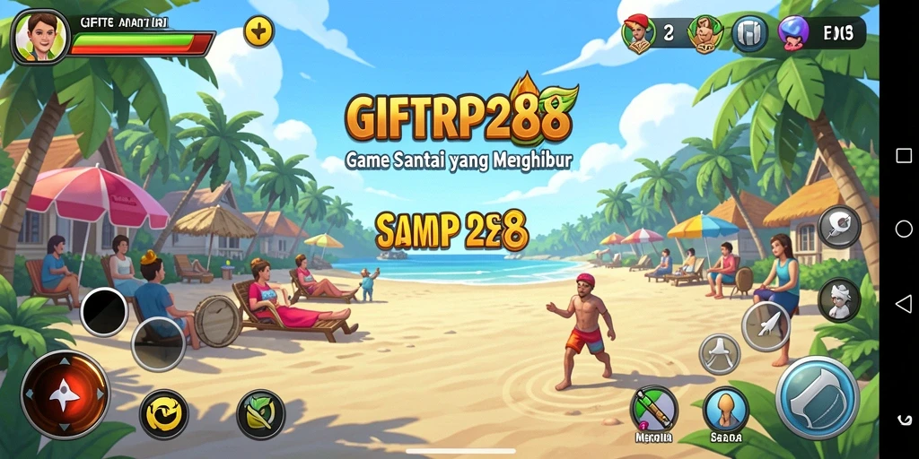 Tampilan gameplay <strong>GIFTRP288</strong> yang penuh warna dan menyenangkan.