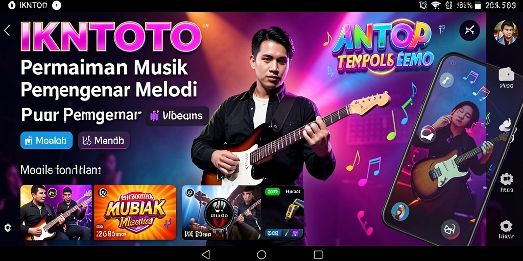 Tampilan gameplay <strong>IKNTOTO</strong> yang menarik dan interaktif saat bermain musik.