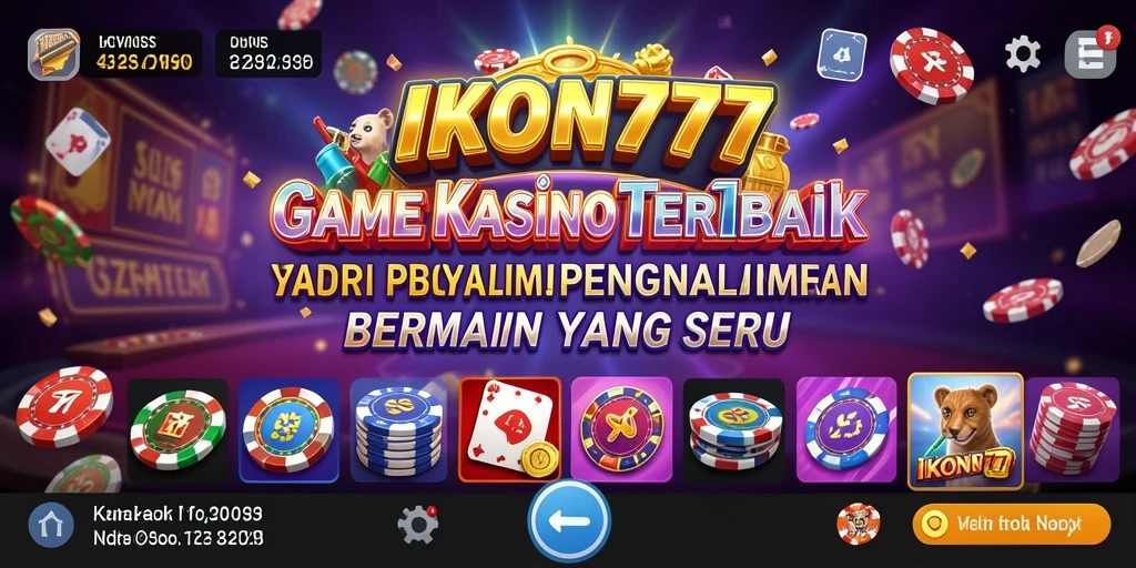 Tampilan menarik dari gameplay Kasino di IKON777.