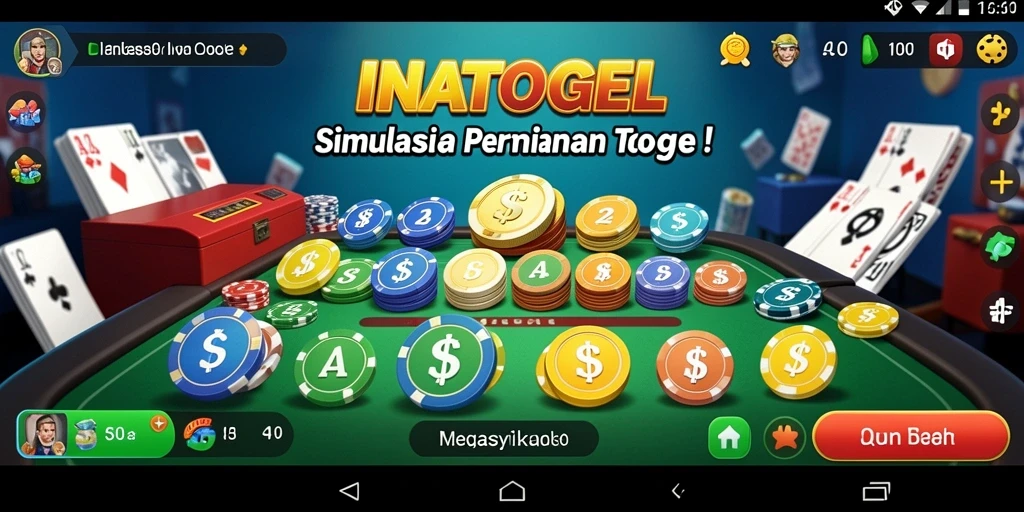 Screenshot yang menunjukkan tampilan menarik dari gameplay INATOGEL dengan fitur interaktif.
