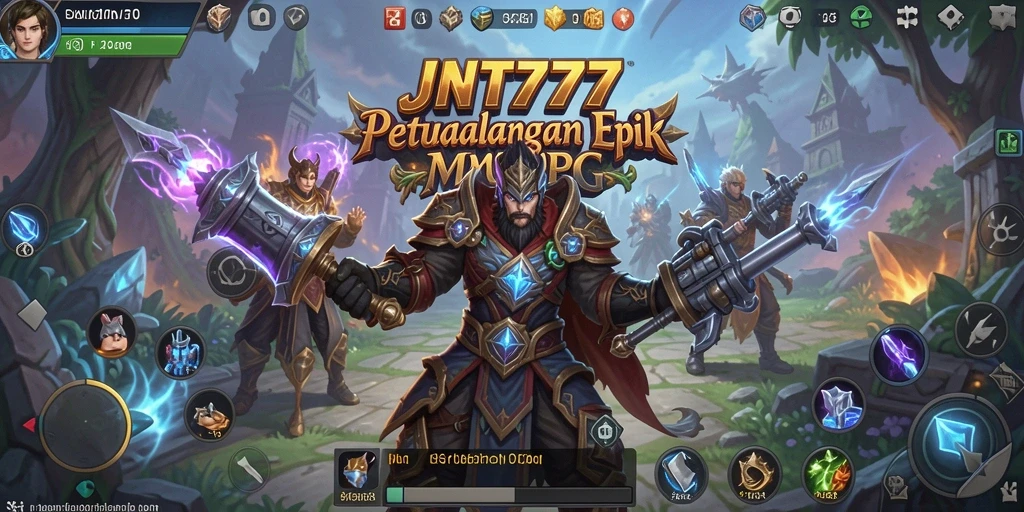 Tangkapan layar gameplay JNT777 menampilkan aksi pertarungan yang mendebarkan.