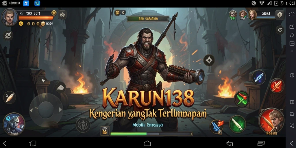 Tampilan menegangkan dari gameplay Horror KARUN138.