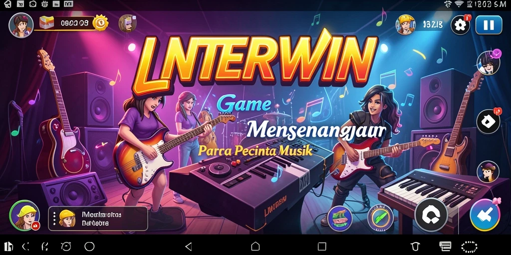 Tampilan gameplay LNTERWIN yang interaktif dan menarik.