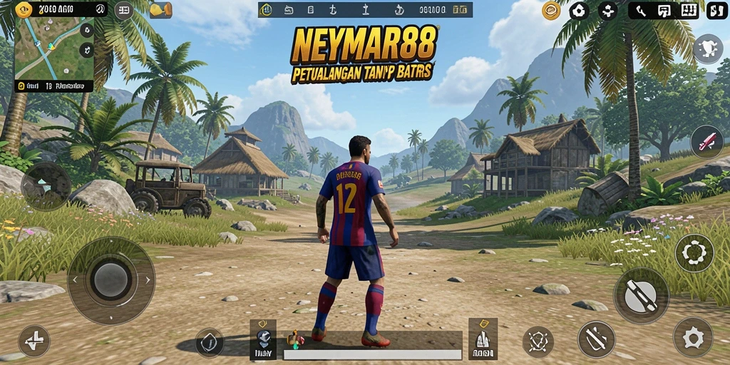 Gambaran gameplay seru dari dunia terbuka NEYMAR88.