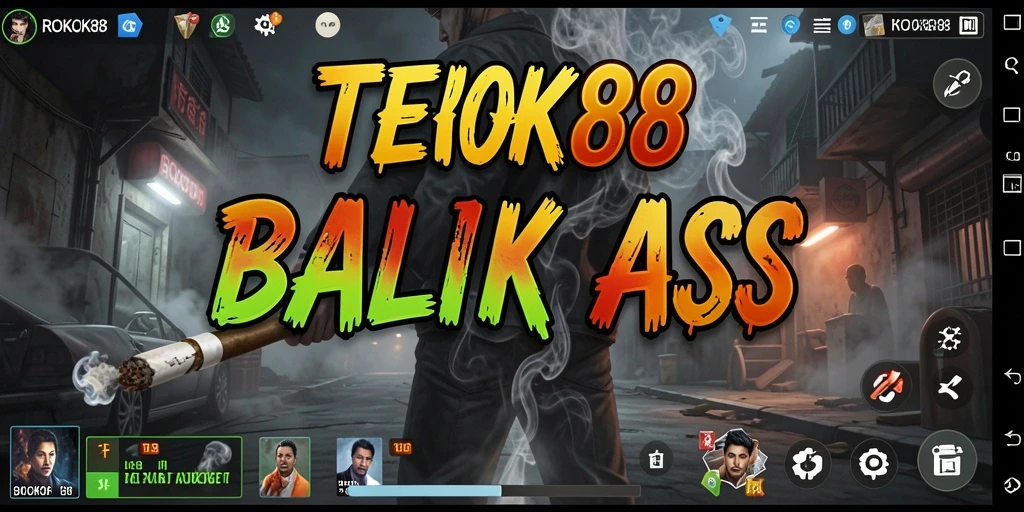 Screenshot gameplay ROKOK88 dengan suasana menyeramkan.