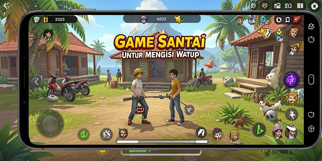 Screenshot dari gameplay S13 yang menunjukkan berbagai tantangan seru.